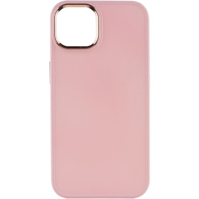 TPU чехол Bonbon Metal Style для Apple iPhone 12 Pro / 12 (6.1") Розовый / Light pink