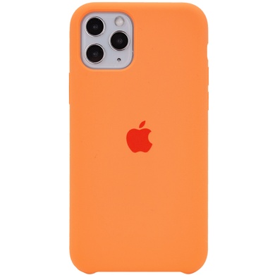 Чехол Silicone Case (AA) для Apple iPhone 11 Pro Max (6.5") Оранжевый / Papaya