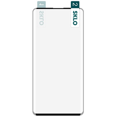 Полимерная пленка SKLO (full glue) (тех. пак) для Samsung Galaxy S10+ Черный