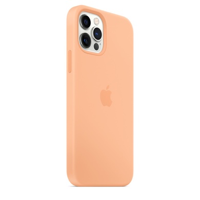 Чехол Silicone Case Full Protective (AA) для Apple iPhone 14 Pro Max (6.7") Оранжевый / Cantaloupe