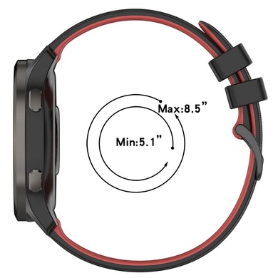 Ремешок Ribby для Smart Watch 20mm Black / Red