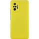 Чехол Silicone Cover Lakshmi Full Camera (AAA) для Xiaomi Redmi Note 10 Pro / 10 Pro Max Желтый / Yellow