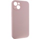 Чехол Silicone Case Full Camera Protective (AA) NO LOGO для Apple iPhone 15 Plus (6.7") Розовый / Chalk Pink