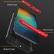 Пластиковая накладка GKK LikGus 360 градусов (opp) для Samsung Galaxy A51 Черный / Красный