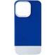 Чохол TPU+PC Bichromatic для Apple iPhone 12 Pro Max (6.7"), Navy Blue / White