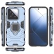 Ударопрочный чехол Transformer Ring for Magnet для Xiaomi 14 Серый / Metal slate