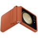 Кожаный чехол Leather Case (AAA) для Samsung Galaxy Z Flip5 Brown