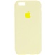 Чохол Silicone Case Full Protective (AA) для Apple iPhone 6/6s (4.7 "), Жовтий / Mellow Yellow