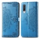 Кожаный чехол (книжка) Art Case с визитницей для Samsung Galaxy A70 (A705F) Синий