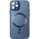 Чохол TPU+Glass Sapphire Midnight with MagSafe для Apple iPhone 15 Pro (6.1"), Синий / Deep navy