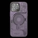 Чехол M-Tech Carbon soft touch with Magnetic Safe для Apple iPhone 12 Pro / 12 (6.1") Purple