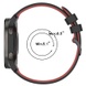 Ремешок Ribby для Smart Watch 20mm Black / Red