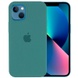 Чехол Silicone Case Full Protective (AA) для Apple iPhone 13 (6.1") Зеленый / Pine green
