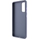 TPU чехол Bonbon Metal Style with MagSafe для Samsung Galaxy S20 FE Серый / Lavender