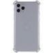 TPU чехол GETMAN Ease logo усиленные углы для Apple iPhone 13 Pro Max (6.7") Серый (прозрачный)