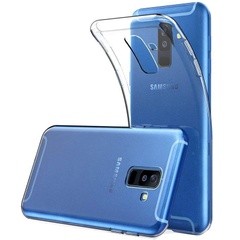 TPU чехол Epic Transparent 1,0mm для Samsung Galaxy A6 Plus (2018) Бесцветный (прозрачный)