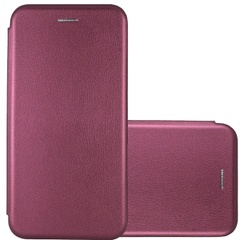 Кожаный чехол (книжка) Classy для Samsung Galaxy A51 Бордовый
