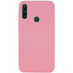 Чехол Silicone Cover Full without Logo (A) для Huawei Y6p Розовый / Pink