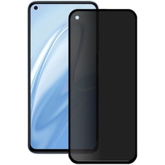 Защитное стекло Privacy 5D (full glue) для Xiaomi Redmi Note 9 / Redmi 10X / Note 9T / Note 9 5G Черный