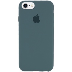 Чехол Silicone Case Full Protective (AA) для Apple iPhone 7 / 8 / SE (2020) (4.7") Зеленый / Pine green