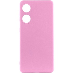 Чохол Silicone Cover Lakshmi Full Camera (AAA) для Oppo A78 4G, Рожевий / Light pink