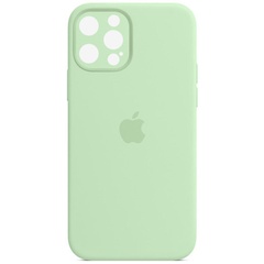 Чохол Silicone Case Full Camera Protective (AA) для Apple iPhone 13 Pro Max (6.7 "), Зелений / Pistachio