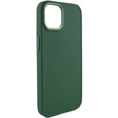 TPU чохол Bonbon Metal Style для Apple iPhone 14 Plus (6.7"), Зелений / Pine green