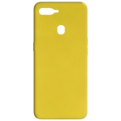 Силиконовый чехол Candy для Oppo A5s / Oppo A12 Желтый