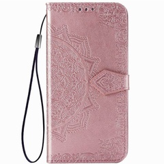 Кожаный чехол (книжка) Art Case с визитницей для Oppo A31 Розовый