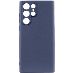 Чехол Silicone Cover Lakshmi Full Camera (A) для Samsung Galaxy S22 Ultra Синий / Midnight Blue