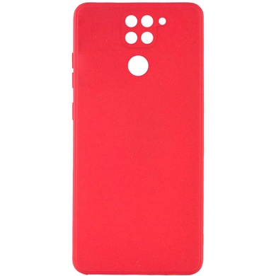 Силиконовый чехол Candy Full Camera для Xiaomi Redmi Note 9 / Redmi 10X Красный / Red