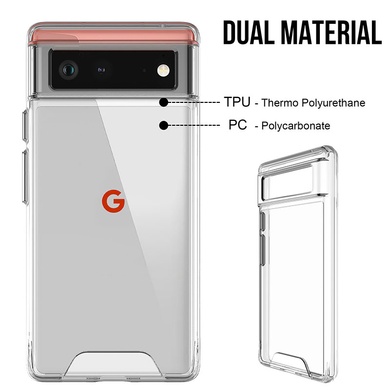 Чохол TPU Space Case transparent для Google Pixel 6 Pro, Прозрачный