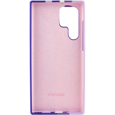 Чохол Silicone Cover Full Rainbow для Samsung Galaxy S22 Ultra, Сиреневый / Фиолетовый