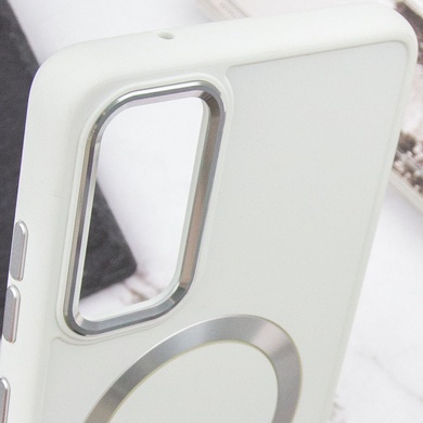 TPU чехол Bonbon Metal Style with MagSafe для Samsung Galaxy A54 5G Черный / Black