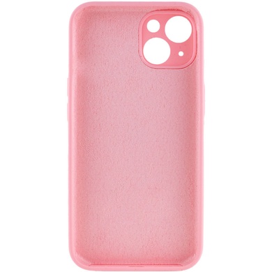 Чехол Silicone Case Full Camera Protective (AA) NO LOGO для Apple iPhone 15 Plus (6.7") Розовый / Light pink