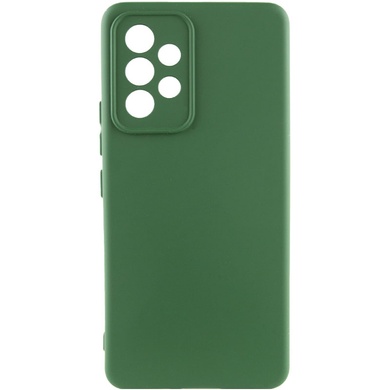 Чохол TPU GETMAN Liquid Silk Full Camera для Samsung Galaxy A53 5G, Зелений / Dark Green