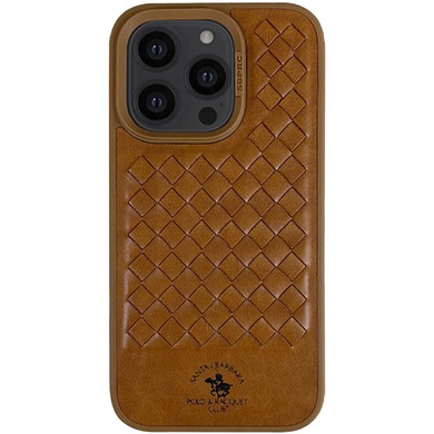 Кожаный чехол Polo Santa Barbara для Apple iPhone 15 Pro (6.1") Brown
