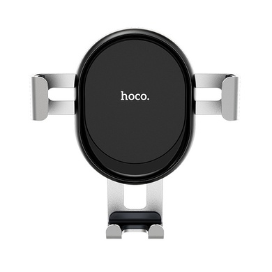 Автодержатель Hoco CA56 с авто захватом телефона Черно - стальной