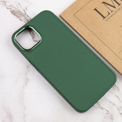 TPU чехол Bonbon Metal Style для Samsung Galaxy A12 Зеленый / Army green