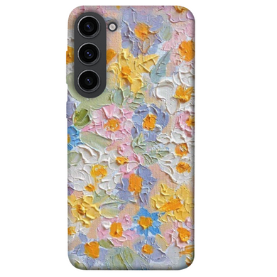 TPU чехол Цветы для Samsung Galaxy S23 Plus, Акварель