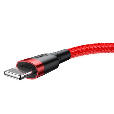 Дата кабель Baseus Cafule Lightning Cable 2.4A (1m) (CALKLF-B) Красный
