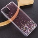 TPU чохол Star Glitter для Samsung Galaxy A12 / M12, Прозрачный / Розовый
