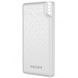 Портативное зарядное устройство Powerbank Philips Display 10000 mAh 12W (DLP2010N/62) Белый