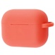 Силіконовий футляр Shock-proof для навушників AirPods Pro + карабін, Оранжевый / Persimmon