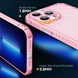 Чохол TPU Ease Carbon color series для Apple iPhone 12 Pro Max (6.7"), Розовый / Прозрачный