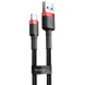 Дата кабель Baseus Cafule Lightning Cable 2.4A (1m) (CALKLF-B) Красный / Черный