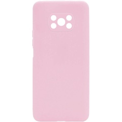 Силиконовый чехол Candy Full Camera для Xiaomi Poco X3 NFC / Poco X3 Pro Розовый / Pink Sand