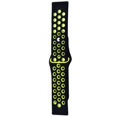 Силіконовий ремінець Sport+ для Apple watch 42mm / 44mm, black/green