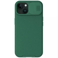 Карбонова накладка Nillkin CamShield Pro для Apple iPhone 15 (6.1"), Deep Green