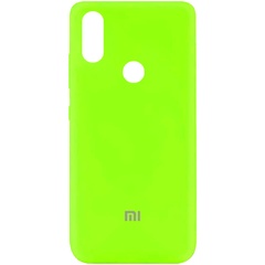 Чехол Silicone Cover My Color Full Protective (A) для Xiaomi Redmi Note 5 Pro/Note 5 (Dual Camera) Салатовый / Neon green